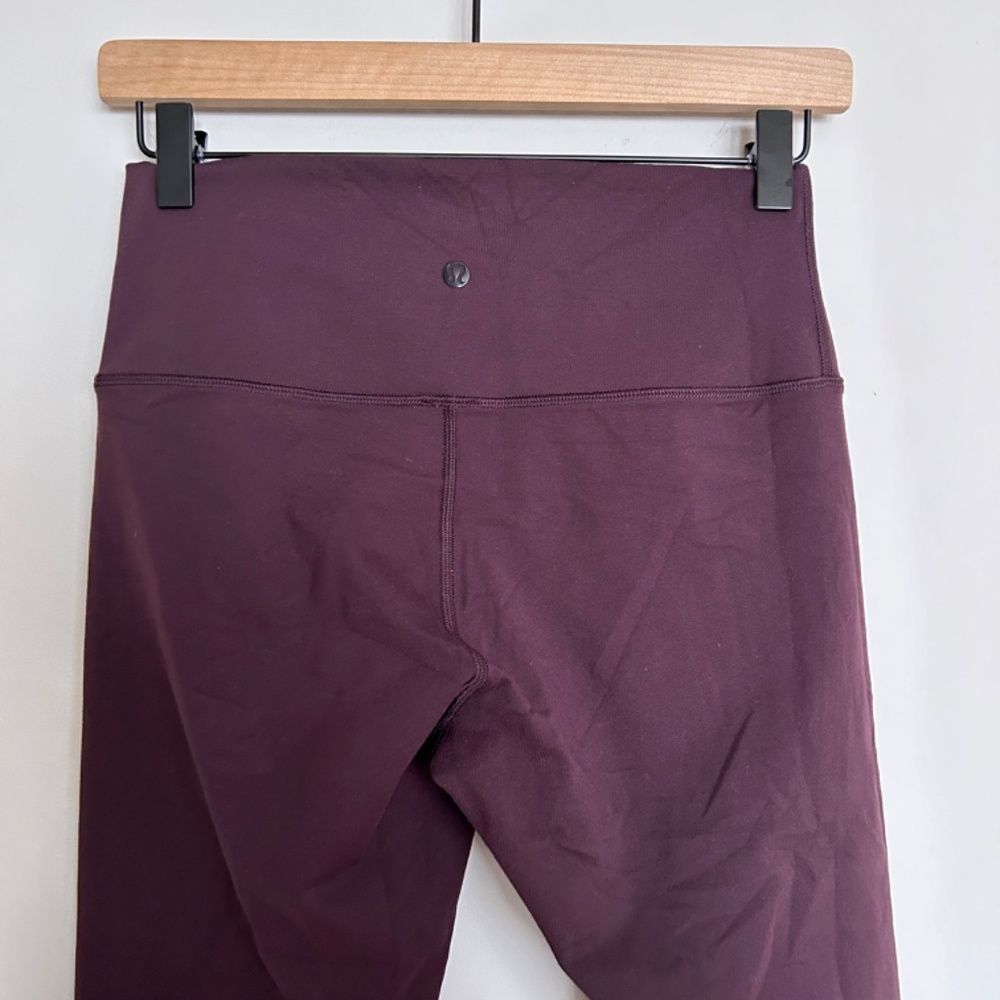 Lululemon Burgundy Leggings - Picture 5 of 9